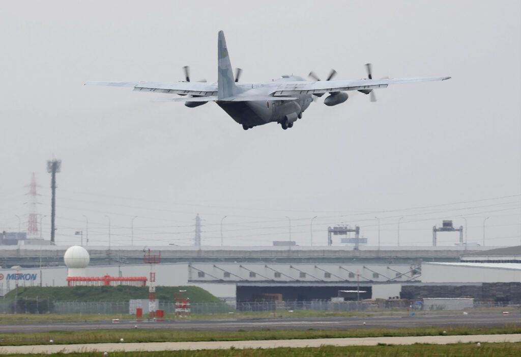 The ministry said it also spotted a Chinese military drone and another
