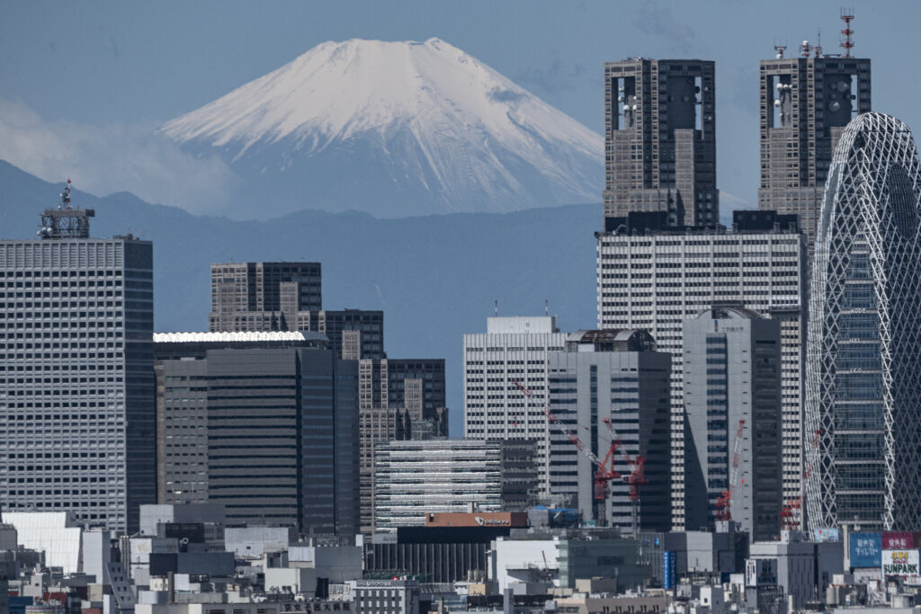 The number of foreign visitors for business and leisure was 2.32 million last month. (AFP)