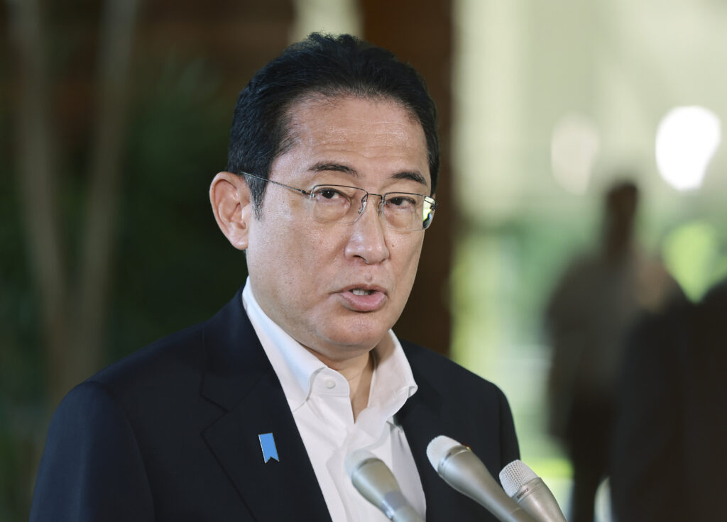 Kishida said the government will aim to raise the average minimum wage to 1,500 yen ($10.29) per hour by the mid-2030s, from this year's 1,004 yen. (AFP)