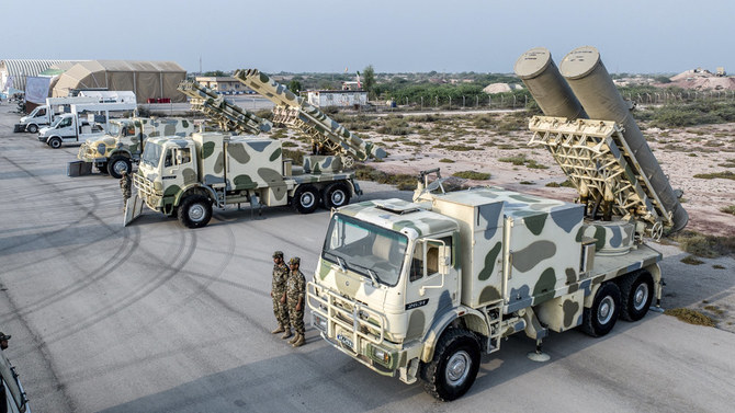 Iranian Revolutionary Guards are shown conducting a drill on Abu Musa Island in the Arabian Gulf in this photo released on Aug. 2, 2023. (Sepahnews via AP)