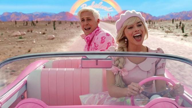 Ryan Gosling and Margot Robbie in ‘Barbie.’ (Warner Bros. Pictures)
