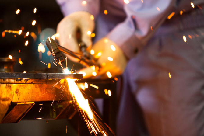 Saudi Arabia’s overall industrial production index increased by 0.5 percent in June from the previous month in 2023, according to official data. (File)