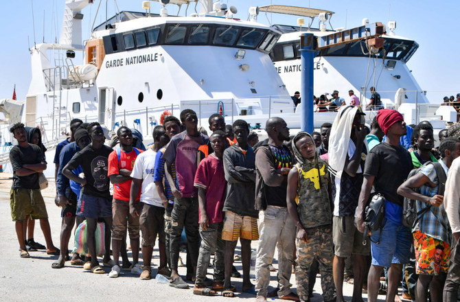 The Tunisian coast guards say they intercepted 34,290 migrants in the six months to June 20, compared with 9,217 over the same period in 2022. (AFP)