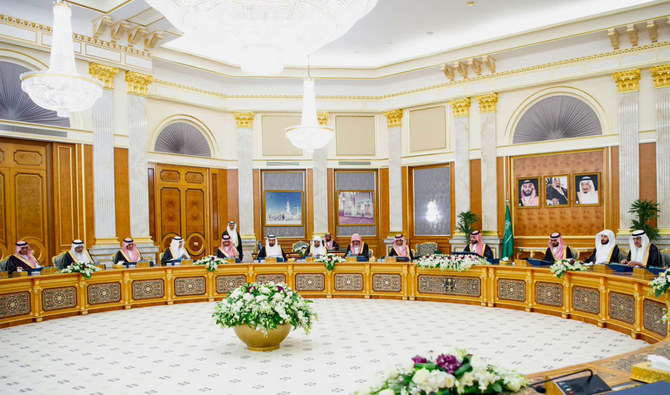 Crown Prince Mohammed bin Salman headed the weekly Cabinet meeting in Jeddah. (SPA)