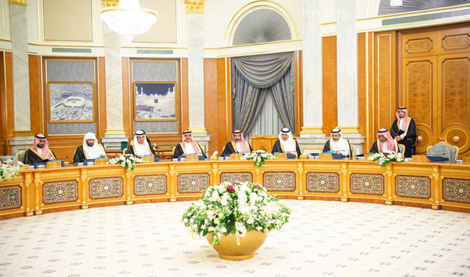 Crown Prince Mohammed bin Salman headed the weekly Cabinet meeting in Jeddah. (SPA)