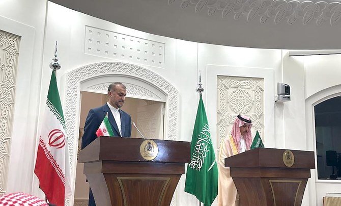 Iran foreign minister Hossein Amir-Abdollahian visited Saudi Arabia on Thursday. (Supplied)