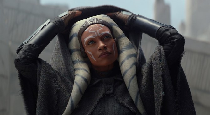 Rosario Dawson stars as live-action Ahsoka Tano in ‘Star Wars: Ahsoka.’ (Disney Studios)