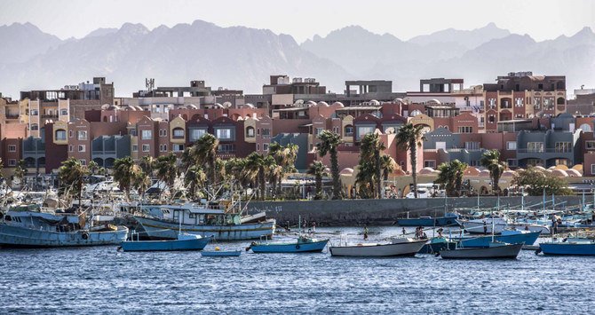 A general view of the Egyptian city of Hurghada, where a 3-year-old girl was rescued by police after spending several days alone with the body of her dead mother, without food or drink, in their apartment. (AFP/File)