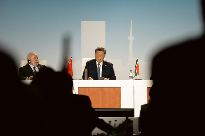 China’s President Xi Jinping during summit said BRICS expansion will inject new impetus to cooperation mechanism. (AN Photo: Abdulrahman bin Shulhub)
