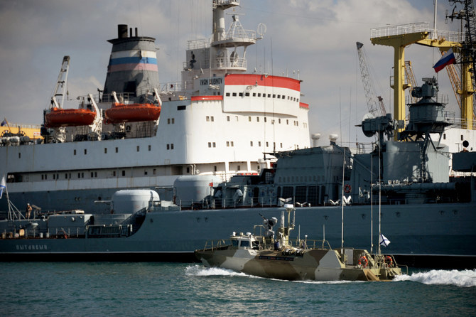 Ukrainian officials on Thursday asked Lebanon to bar a Syrian state-owned cargo ship carrying allegedly stolen Ukrainian grain from docking in Lebanon's Tripoli port. (AFP/File)