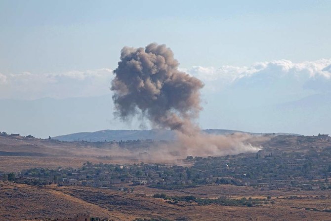 The attack comes a day after Russia carried out air strikes on the Jisr Al-Shughur region near Idlib, above, where Turkestan Islamic Party militants are present. (AFP)