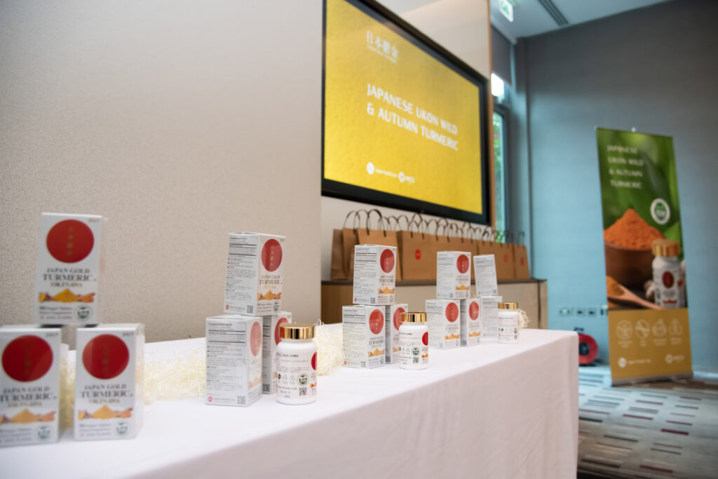 The event presented the Japanese Okinawa grown and made turmeric supplement and highlighted the importance of its health benefits.