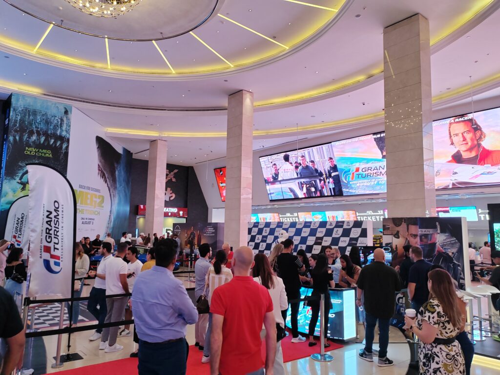 The movie's premiere at Mall of the Emirates' Vox Cinema. (ANJ)