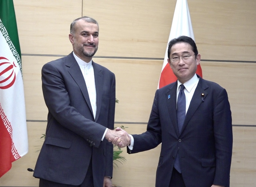 Hossein Amir Abdollahian, the Minister of Foreign Affairs for the Islamic Republic of Iran, paid a courtesy call on Japanese Prime Minister KISHIDA Fumio on Monday. (ANJ)