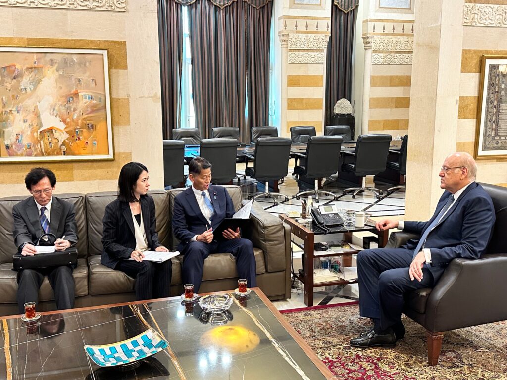 He paid courtesy calls on Parliament Speaker Nabih Berri and Caretaker Prime Minister Najib Mikati. (Supplied)