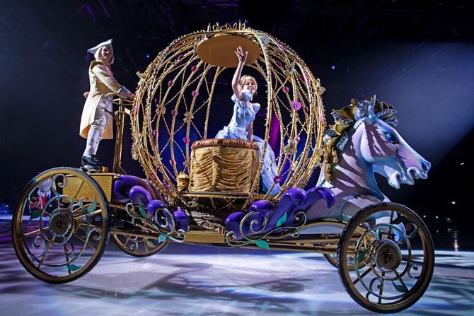 The show, which will run until Sept. 20, features stunning performances on an ice-skating rink that will bring Disney stories to life. (Supplied)