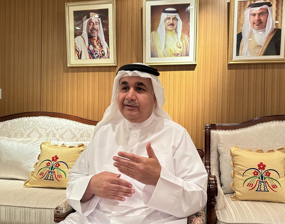 Bahrain’s Ambassador to Japan Ahmed Mohamed Aldoseri. (ANJ)