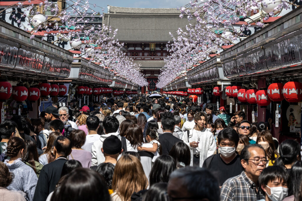 Visitor arrivals improved to 85.6% of the levels seen in 2019. (AFP)