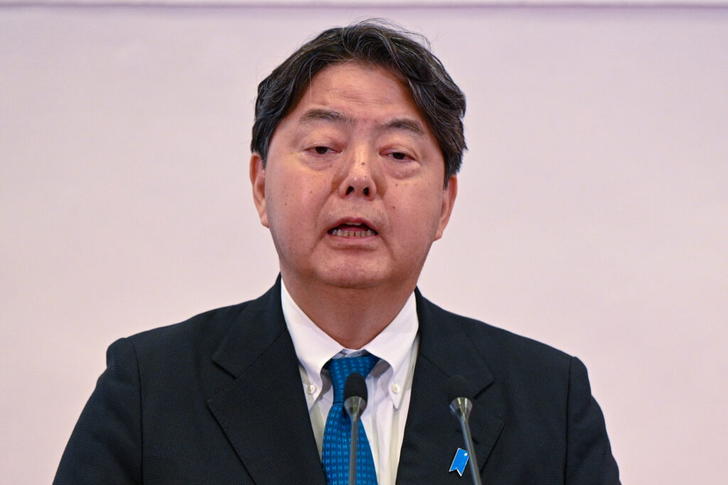 During his stay in the three Arab nations, Hayashi plans to underscore Japan's continued engagement in the region, where China is boosting its presence. (AFP)