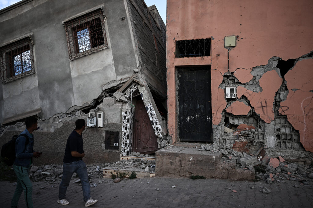 The death toll from the earthquake, which struck Morocco Friday, is reported to have exceeded 2,100. (AFP)