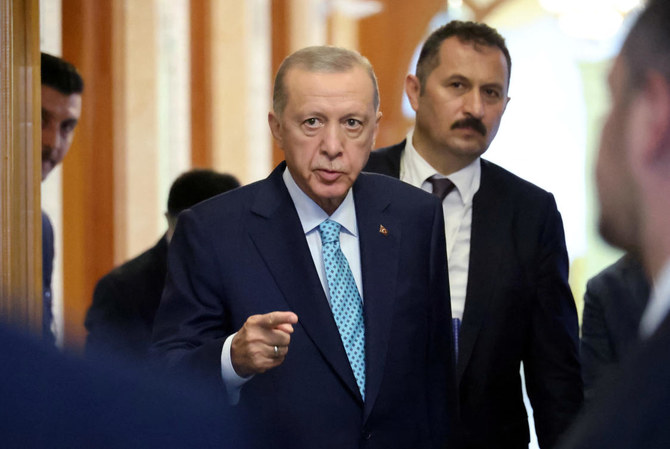 Turkish President Tayyip Erdogan was earlier in talks with Russian President Vladimir Putin in Sochi, Russia, on reviving the grain deal. (File/Reuters)