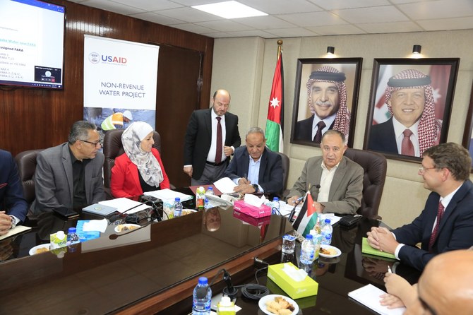 Jordan’s Ministry of Water and Irrigation and the USAID sign a $20.5m deal to help Jordan’s water infrastructure. (Petra)