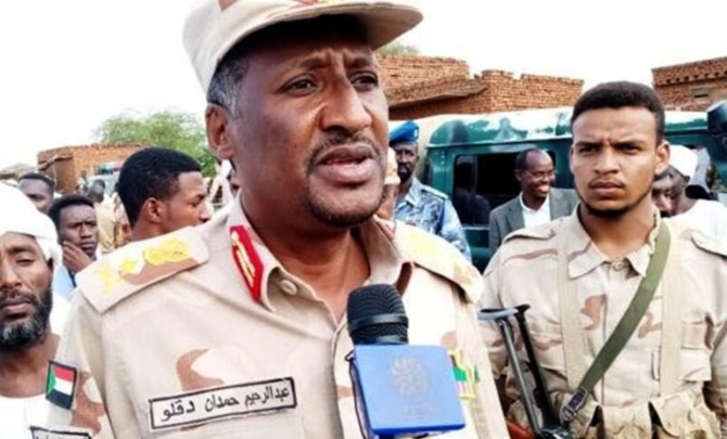 Sudan’s military ruler General Abdel Fattah Al-Burhan issued a constitutional decree ordering the dissolution of the RSF (Twitter)