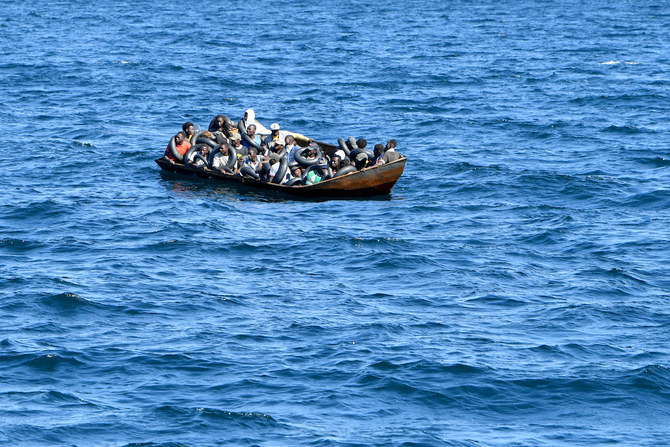 Four Tunisian migrants died and 21 others were rescued after their boat sank while trying to reach the Italian coast, a judicial source said on Wednesday. (File/AFP)