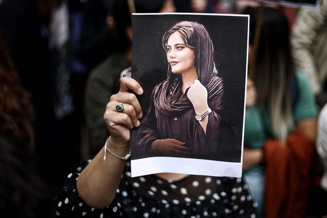 Last year’s Mahsa Amini protests saw hundreds of people killed, including dozens of security forces, and thousands arrested in what Tehran labelled as ‘riots’ fomented by foreign governments. (AFP)