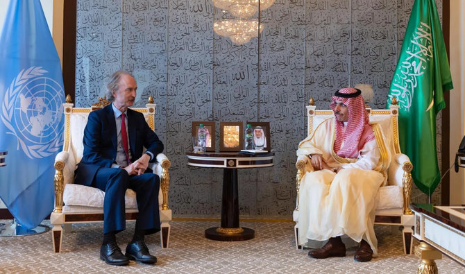 Prince Faisal reiterated the Kingdom’s keenness to exert all efforts to reach a political solution to the Syrian crisis to preserve its unity, security, stability and Arab League affiliation. (SPA)