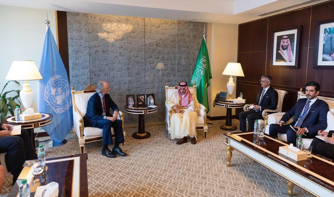 Prince Faisal reiterated the Kingdom’s keenness to exert all efforts to reach a political solution to the Syrian crisis to preserve its unity, security, stability and Arab League affiliation. (SPA)