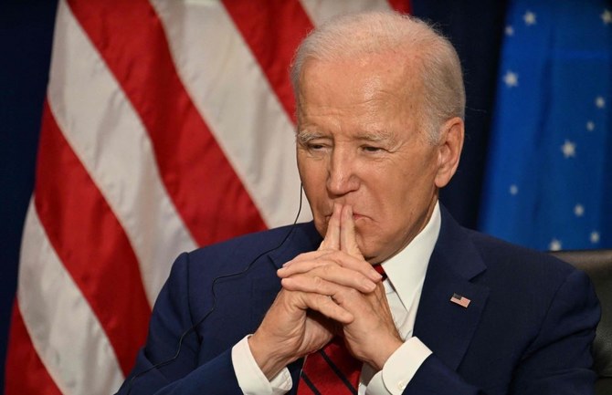 US President Joe Biden at the 78th United Nations General Assembly in New York City on September 20, 2023. (AFP)