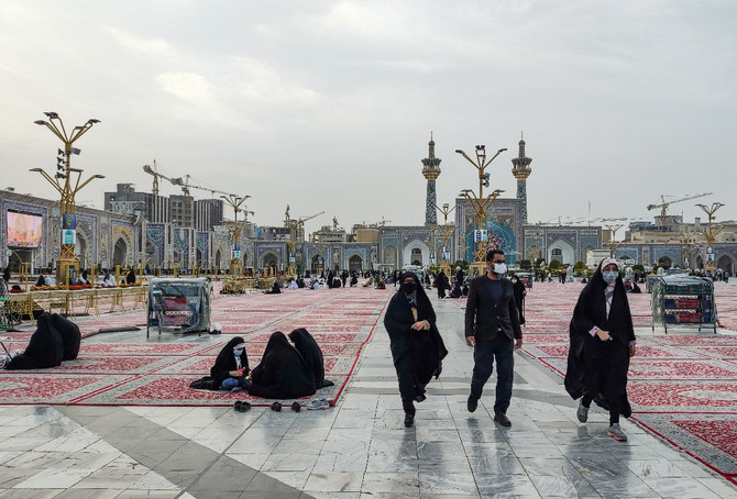 Attack on the Shah Cheragh mausoleum in Shiraz came less than a year after mass shooting at the same site. (File/AFP)