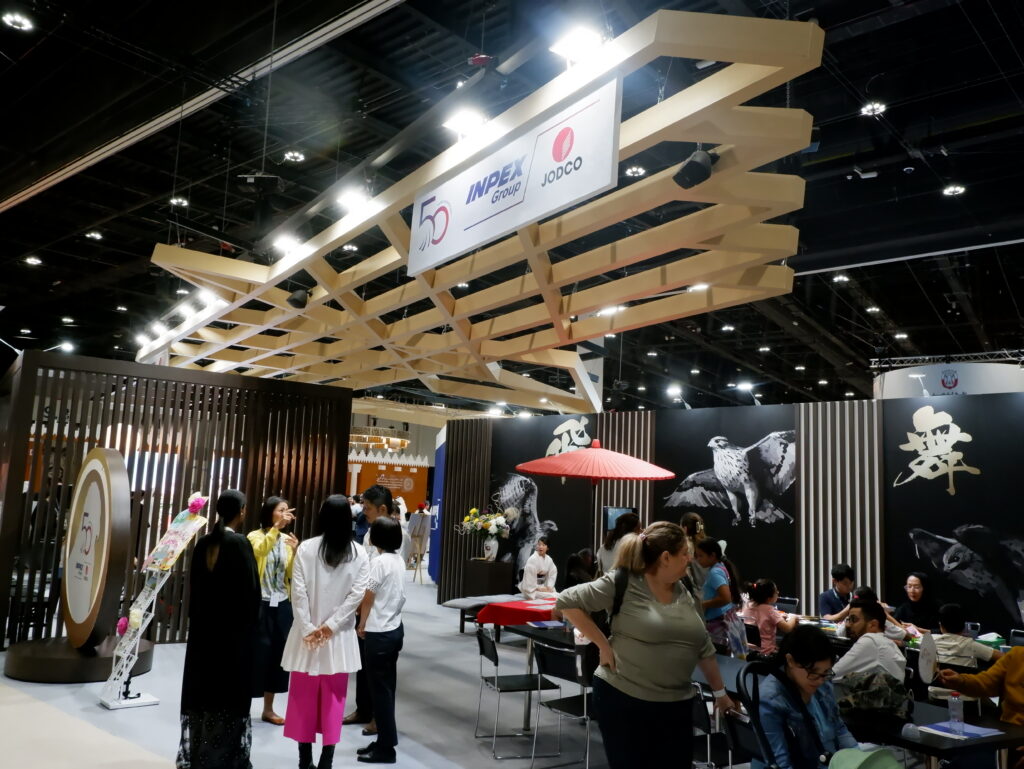 JODCO is the Abu Dhabi sector of Japan's largest oil and gas company Inpex, and they presented authentic Japanese culture at ADIHEX this year. (Supplied)