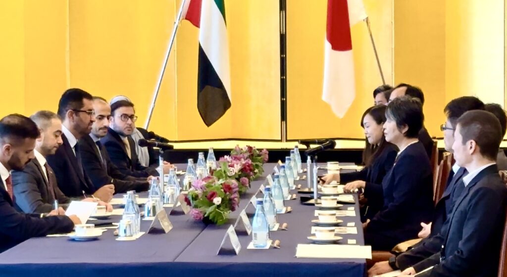 Kamikawa expressed her appreciation for Minister Jaber’s support in receiving Prime Minister Kishida in the UAE in July this year. (ANJ)