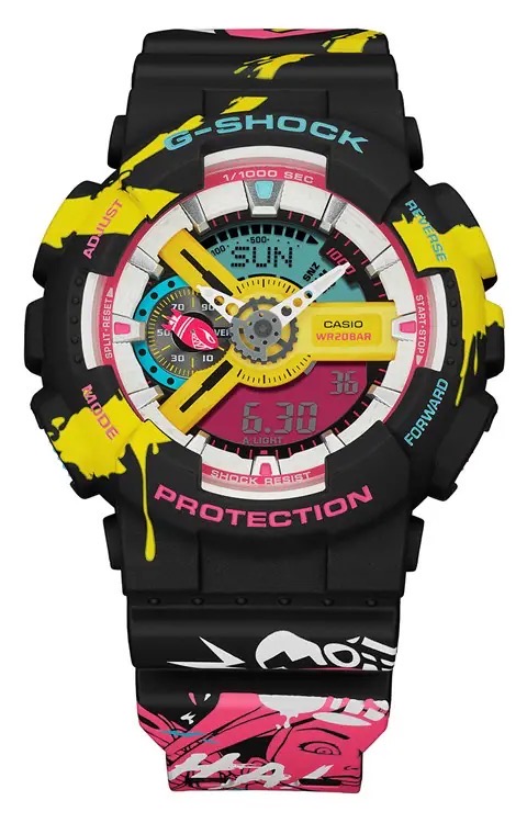 It is the first G-SHOCK equipped with a triple sensor that measures compass bearing, altitude/ barometric pressure and temperature. (CASIO)
