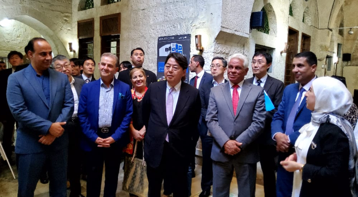 Japanese Foreign Minister HAYASHI Yoshimasa visited Jordan’s city of As-Salt on Monday. (Roya)