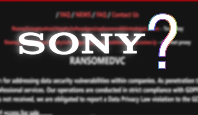 Sony has been allegedly been hacked by Ransomed.vc. (X/@HackRead)