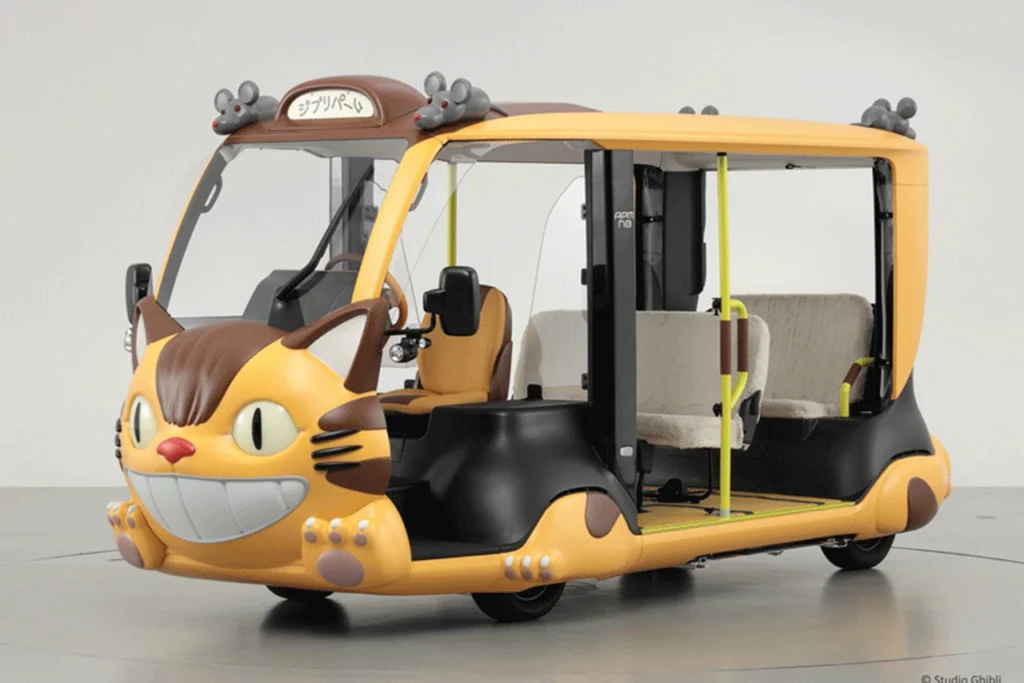 The Catbus is set to start operating on March 11 next year. (Via Studio Ghibli)