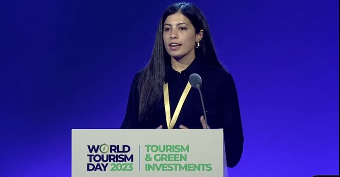 The winner of the Events and Community category was Menna Ayad, CEO of Fosha, an AI-powered app for booking personalized experiences in the Middle East and North Africa region. (Supplied)
