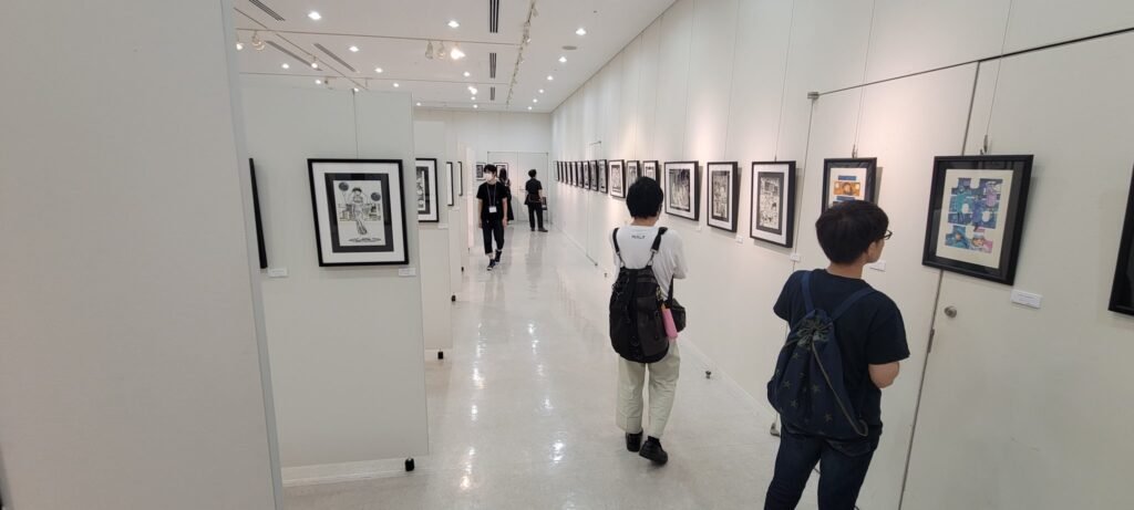 The exhibition was part of the manga series 35th anniversary that was created by veteran Japanese manga artist Kia Asamiya. (ANJ)