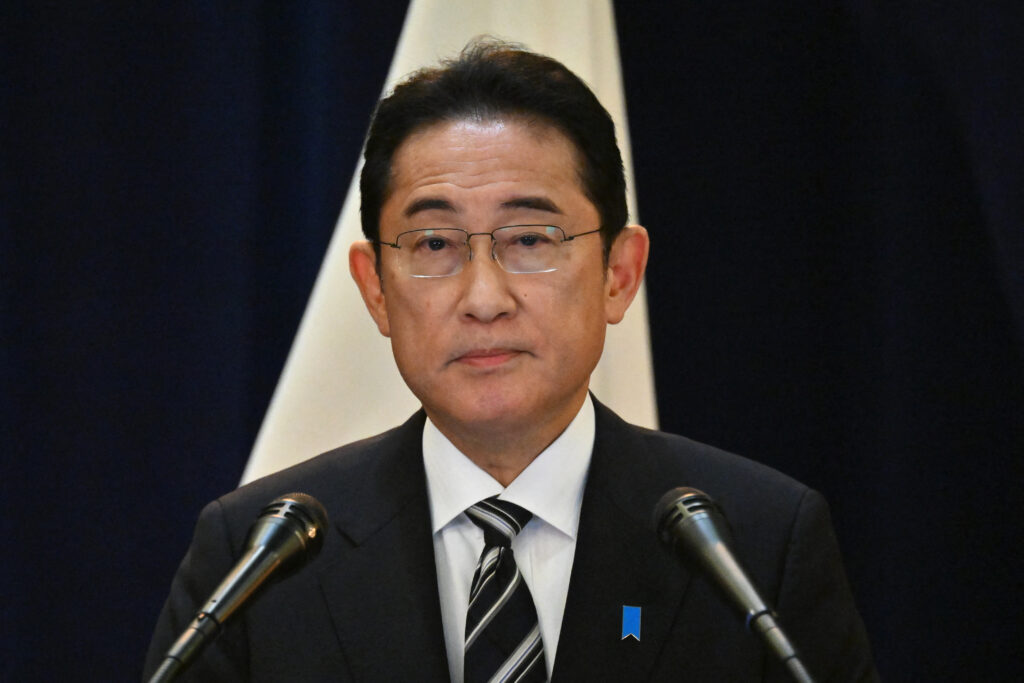 Japanese Prime Minister Fumio Kishida expressed hope for generative artificial intelligence at an international conference on science and technology. (AFP)