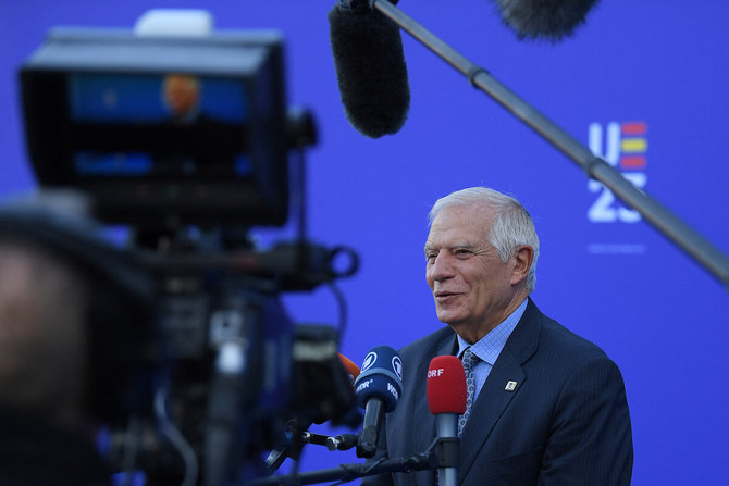 EU High Representative of the Union for Foreign Affairs and Security Policy Josep Borrell . (File/AFP)