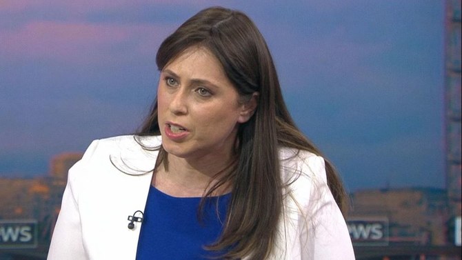 Israel’s Ambassador to the UK Tzipi Hotovely. (Screengrab/Sky News)