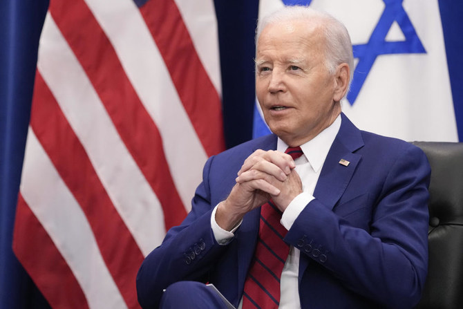 US President Joe Biden’s visit comes amid frantic diplomatic efforts to ease the deepening humanitarian crisis in Gaza. (AP)