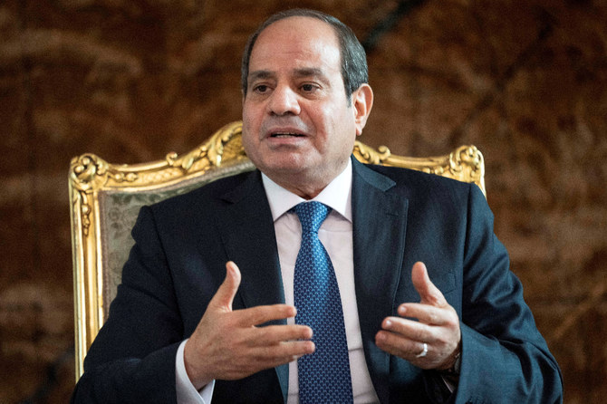 Egyptian President Abdelfattah El-Sisi called on the summit as convoys of aid remained stuck at the Rafah border crossing. (File/AFP)