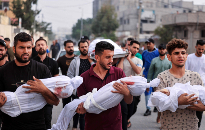 The strikes, which the Hamas-run health ministry says have killed more than 7,000 people, were initially concentrated in Gaza City. (AFP)