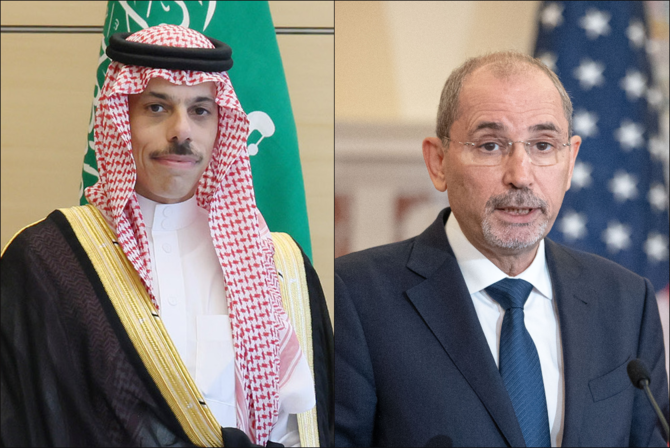 Saudi Arabia’s Foreign Minister Prince Faisal bin Farhan received a phone call from his Jordanian counterpart Ayman Al-Safadi. (File/Wikipedia)