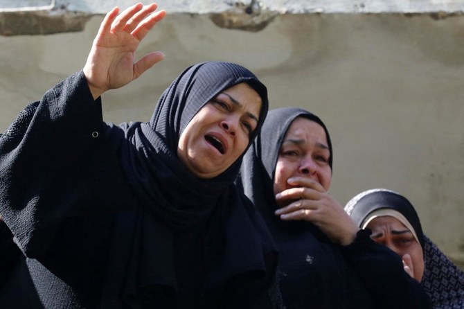The overall death figure is the highest number of war fatalities in Gaza since Israel unilaterally withdrew from the territory in 2005. (AFP)