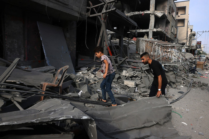 Israel’s military campaign has displaced more than 1.4 million people inside Gaza, according to the UN. (AFP)